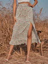 Floral Skirt Mid-length Sai Feel