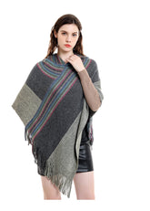 Fringe Pullover Shawl Sai Feel