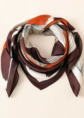 Geometric Print Scarf Sai Feel