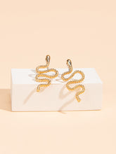 Golden Snake Earrings Sai Feel