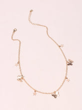 Goledn Butterfly Star Necklace Sai Feel
