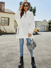 Half Zip Pocket Drop Shoulder Pullover Sai Feel