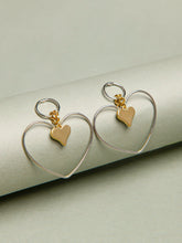 Heart Design Earrings Sai Feel