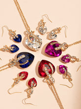 Heart Necklace and Earring Set Sai Feel