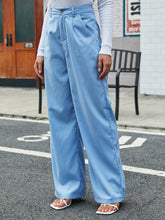 High Waist Button Fly Pants Sai Feel