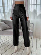 High Waist PU Leather Pants Sai Feel