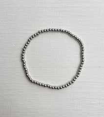 Empilables métalliques - Argent 3 mm