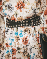 After Midnight – Wickelgürtel aus Kunstleder mit Ösen