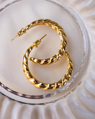 Créoles torsadées françaises grandes