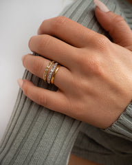 Bague en argent avec braise