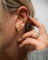 Bague en argent avec braise