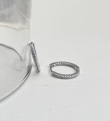 Créoles Willow Silver Medium