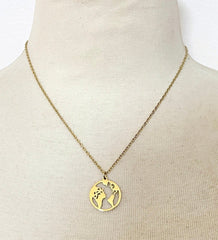 Collier Monde en Or