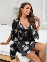 Ice pajamas 5-piece set of spring, summer and autumn sexy nightdress hanging skirt Nightgown thin women's home wear Sai Feel