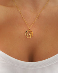 Collier Monde en Or