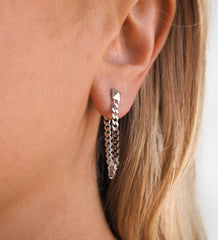 Boucles d'oreilles Kinsley en argent