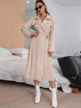 Knot Cuff Belted Shirt Dress Sai Feel