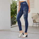 Leggings Jeans for Women Denim Pants Slim Jeggings Fitness Plus Size Leggings S-XL Sai Feel