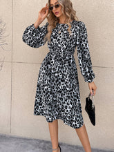 Leopard Elastic Waist Dress Sai Feel