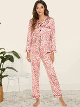 Leopard Long Sleeve Pajama Set Sai Feel