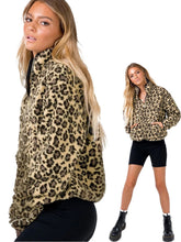Leopard Pattern Teddy Jacket Sai Feel