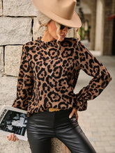 Leopard Print Blouse Sai Feel