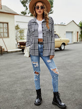 Loose casual plaid jacket Sai Feel