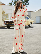 Love pattern sweater set Sai Feel