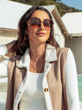 Metal Leg Square Frame Coating Sunglasses Sai Feel