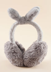 Mink Plush Rabbit Ear Muff Sai Feel