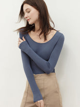 Modal slim long sleeve crop top Sai Feel