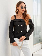 Off the shoulder long sleeve jacket Sai Feel