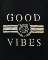 Only Good Vibes Cotton Blend Sweatshirt Sai Feel
