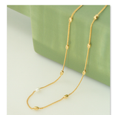 Oval Bead Real Pearl Twin Necklace Female Blogger Gentle Niche Trendy Mori Style Simple Necklace Sai Feel