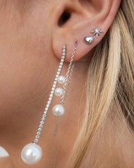 Boucles d'oreilles Brielle en argent