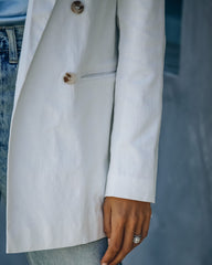 Palmilla Cotton Pocketed Blazer Sai Feel