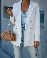 Palmilla Cotton Pocketed Blazer Sai Feel