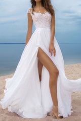 Patchwork Floor-Length Cap Sleeve High Waist Women's Dress Sai Feel