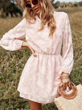 Pink lace long sleeve dress Sai Feel