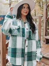 Plaid Print Drop Shoulder Blouse Sai Feel
