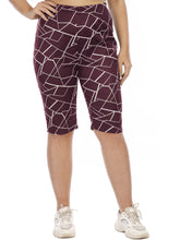 Plus All Over Print Biker Shorts Sai Feel