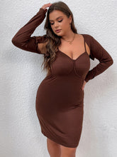 Plus Bustier Cami Bodycon Dress With Bolero Sai Feel