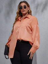 Plus Cut Out Back Longline Blouse Sai Feel