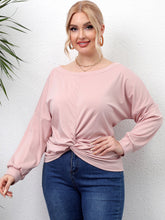 Plus Drop Shoulder Twist Tee Sai Feel