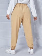 Plus Size Solid Pants Sai Feel