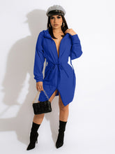 Plus Size Zip Up Dress Sai Feel