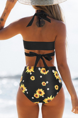 Print Split Joint Swimwears Sai Feel