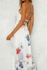 Printed Big Dress Foreign Trade Women's Simian Style Sai Feel