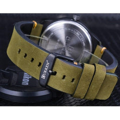 Green Military Waterproof Watch (Dial - 4.7cm)