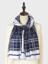 Pure color plaid scar Sai Feel